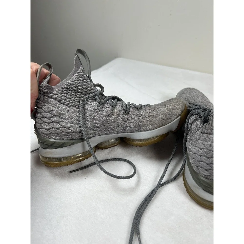 Nike LeBron James 15 City Edition Gray Size 10 Basketball Shoes
